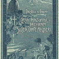 Poster Stamp - Cassa nazionale di previdenza per la invalidità e la vecchiaia degli operai and Società Dante Alighieri