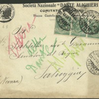 Envelope - Società Dante Alighieri, Comitato di Torino