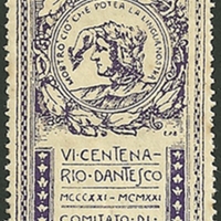 Poster Stamp - Società Dante Alighieri, Comitato di Montevideo