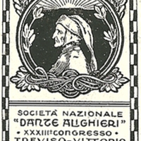 Poster Stamp - Società Dante Alighieri, 33rd Congress (1928)